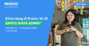 GRATIS BIAYA ADMIN Kirim Uang Cuma di Promo 10.10!