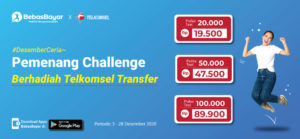 Pengumuman Pemenang Challenge Berhadiah, Telkomsel Transfer Desember 2020